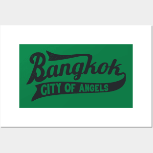 Stylish Bangkok Lettering Posters and Art